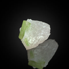 Green Tourmaline on Matrix Specimen from Afghanistan