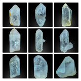 Clear Quartz Crystal Lot from Skardu, Pakistan – 501 g | Lot of 10