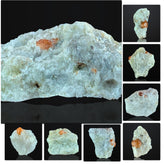 Spessartine Garnet Specimen Lot from Pakistan – 146 g | Lot of 7