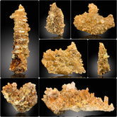 Iron Coated Quartz Crystals Lot from Pakistan – 1,490 g | Lot of 6