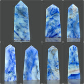 Sodalite Towers Lot from Afghanistan – 229 g | Lot of 7