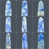 Sodalite Towers Lot from Afghanistan | 304 g | Lot of 9