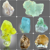 Mixed Mineral Specimen Collection – 240 g | 7 Pieces