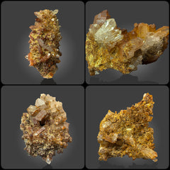 Iron Coated Quartz Specimens from Skardu, Pakistan – 899 g | 4 Pieces