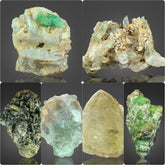 Mixed Mineral Specimen Collection – 1954 g | 6 Pieces