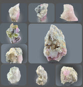 Rose Quartz Specimens from Pakistan – 470 g | 12 Pieces