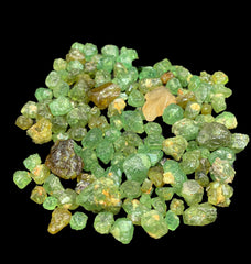 Natural Rough Peridot, Faceting Grade from Mansehra, Pakistan
