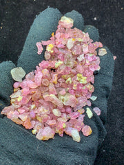 Pink Rose Quartz Rough Minerals from Afghanistan – 60 g