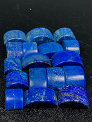 Polished Lapis Lazuli Beads Lot from Afghanistan – 40 g