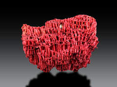 Red Coral Crystal Specimen Lot from Pakistan – 7 Pieces