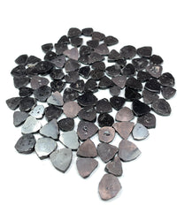 Black Tourmaline Slice Polished Stone from Afghanistan