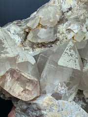 Topaz Crystals on Quartz Cluster from Skardu, Pakistan