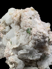 Green Tourmaline with Quartz and Lepidolite Mica from Afghanistan – 74 g