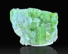 Green Tourmaline with Quartz Specimen Lot from Pakistan – 41 g | Lot of 11