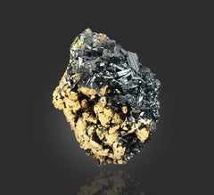 Natural Schorl Tourmaline Cluster on Matrix from Skardu, Pakistan