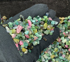 Multi-Color Tourmaline Rough from Afghanistan – 348 g Crystal Lot
