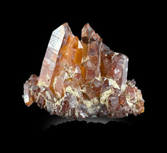 Iron Coated Quartz Crystals Lot from Pakistan – Lot of 10