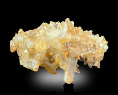 Mixed Minerals Andradite Garnet, Blue Quartz, Rutile Quartz, Smoky Quartz, Tourmaline, Brucite