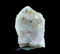 Ruby Crystals with Pyrite and Mica on Matrix from Afghanistan