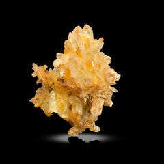 Natural Iron Coated Quartz Crystals Cluster from Pakistan