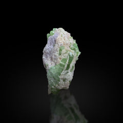 Green Tourmaline Crystals on Matrix from Afghanistan