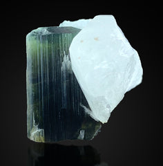 Green Cap Tourmaline with Quartz from Pakistan – 7 Piece Lot