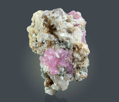 Rose Quartz Specimen Lot from Afghanistan – 280 g | 9 Pieces