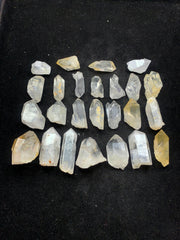 Clear Iron Coated Quartz Crystals Lot from Pakistan