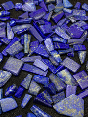 Drilled Polished Lapis Lazuli from Afghanistan – 197 g Jewelry & Keychain Lot