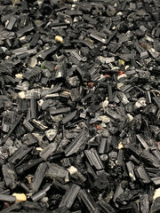 Black Tourmaline Rough Specimen Lot from Skardu, Pakistan – 1028 g