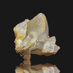 Iron Coated Quartz Crystal Cluster from Pakistan