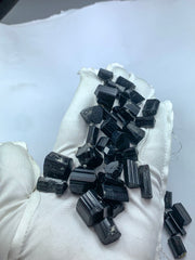 Black Tourmaline Crystals from Pakistan – 170g Mineral Lot