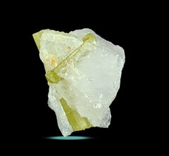 Green Tourmaline on Matrix Specimen from Afghanistan
