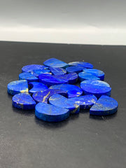 Lapis Lazuli Polished Moons from Afghanistan – 62 g | 22 Pieces