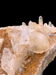 Natural Iron Coated Quartz on Matrix from Pakistan