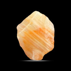 Orange Agate Quartz Rough from Pakistan