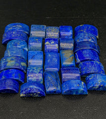 Polished Lapis Lazuli Beads Lot from Afghanistan – 59 g