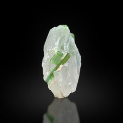 Green Tourmaline on Matrix with Quartz from Afghanistan – 63 g | 12 Pieces