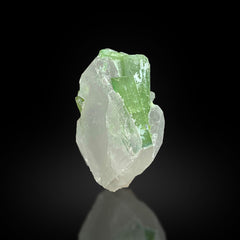 Green Tourmaline on Matrix with Quartz from Afghanistan – 63 g | 12 Pieces
