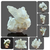 Clear Quartz Crystal Clusters from Pakistan – 839 g | 2 Pieces