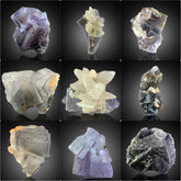 Natural Fluorite with Calcite Specimen from Baluchistan, Pakistan