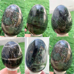 Nephrite Jade Eggs from Pakistan – 1,783 g | 6 Pieces