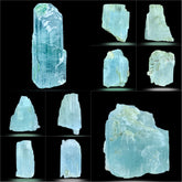 Aquamarine Crystals from Skardu, Pakistan