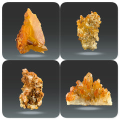 Iron Quartz Specimens from Skardu, Pakistan – 346 g | 4 Pieces