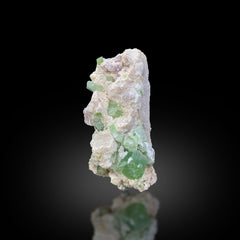 Green Tourmaline Crystal on Matrix Lot from Pakistan