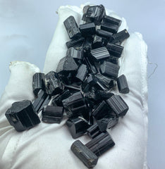 Black Tourmaline Crystals from Pakistan – 170g Mineral Lot