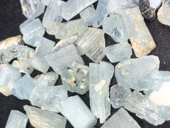 Aquamarine Rough Crystals from Pakistan – 124 g | 2 Pieces