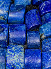Polished Lapis Lazuli Beads Lot from Afghanistan – 31 g