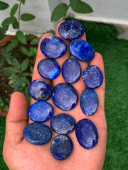 Lapis Lazuli Cabs from Afghanistan – 7 g Blue Cabochon Lot