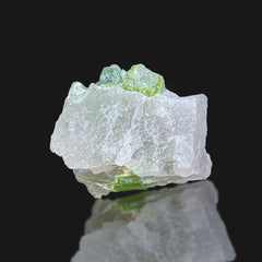 Green Tourmaline Quartz Specimen Lot from Pakistan